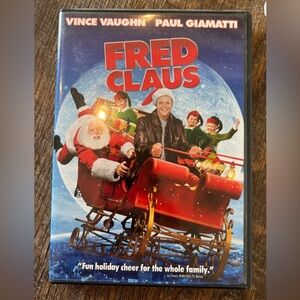 Fred Claus DVD Christmas Holiday family kids PG movie gift Santa Scrooge comedy